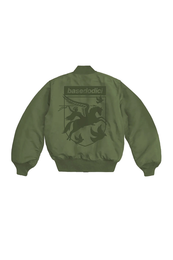 Basedodici Bomber Jacket Navy Green