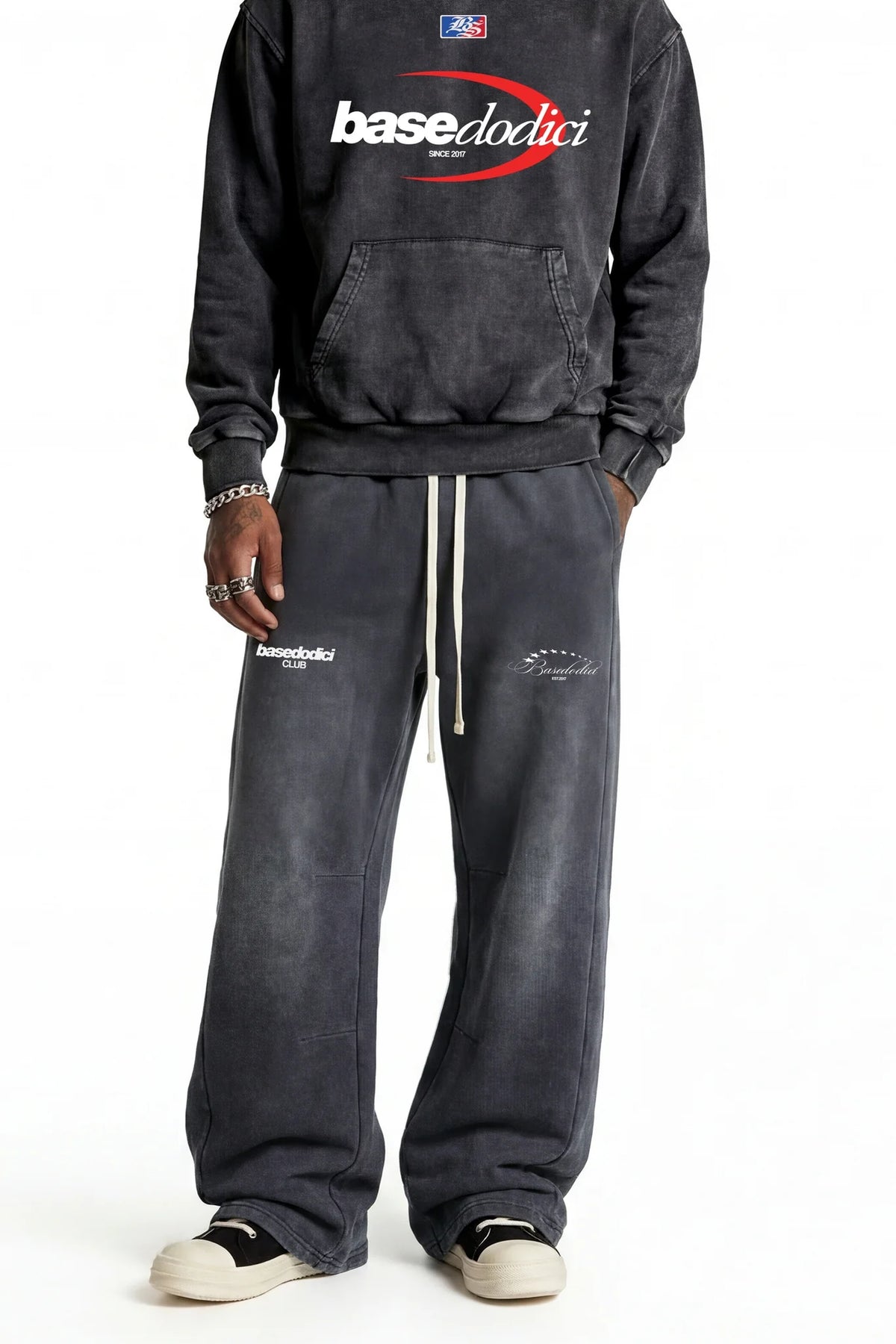 Hoodie Boxy Fit Red 