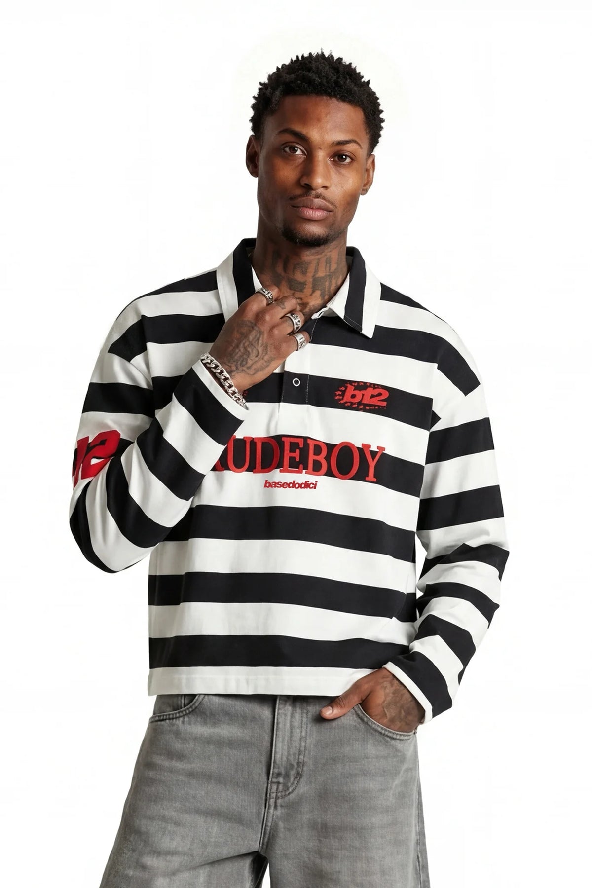Hoodie Boxy Fit Red 