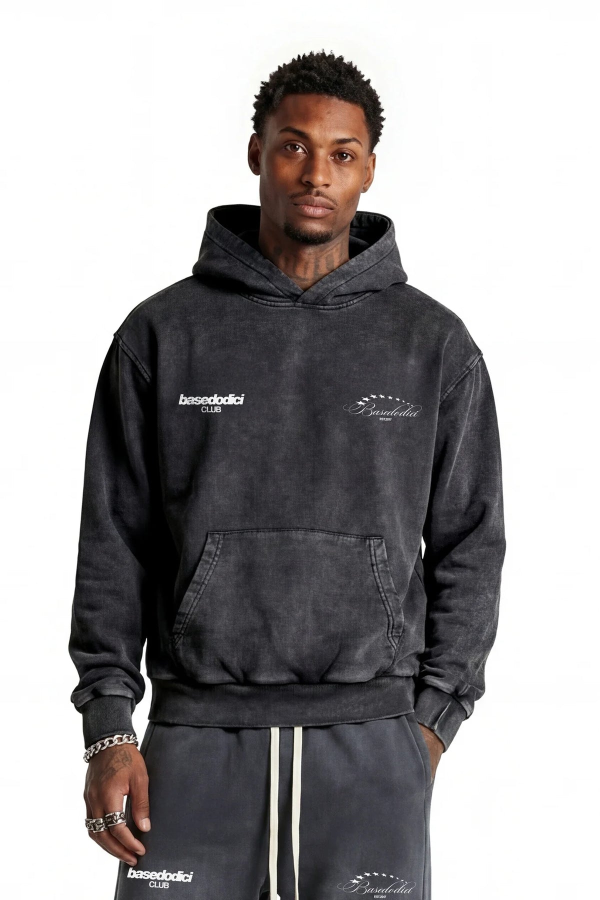Hoodie Boxy Fit Red 