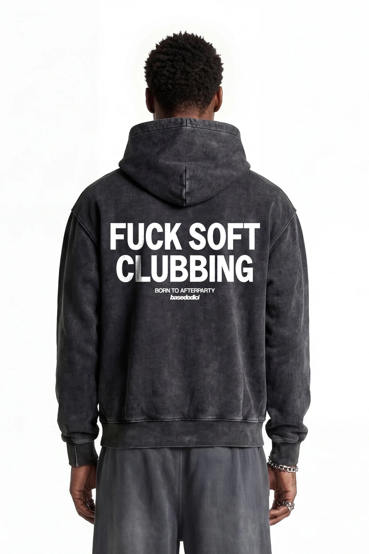 Hoodie Boxy Fit Red 