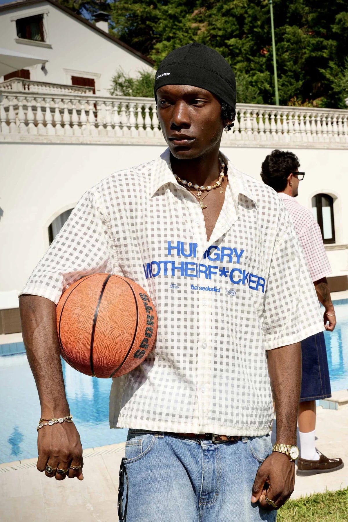 Basedodici Checked Shirt Yellow Summer Club