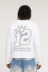 12 Back Logo Glitter Longsleeve Black