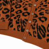 Cardigan Boxy Animalier | Cardigan in Mohair