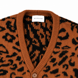 Cardigan Boxy Animalier | Cardigan in Mohair