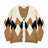 Cardigan Boxy Cream | Cardigan in Mohair