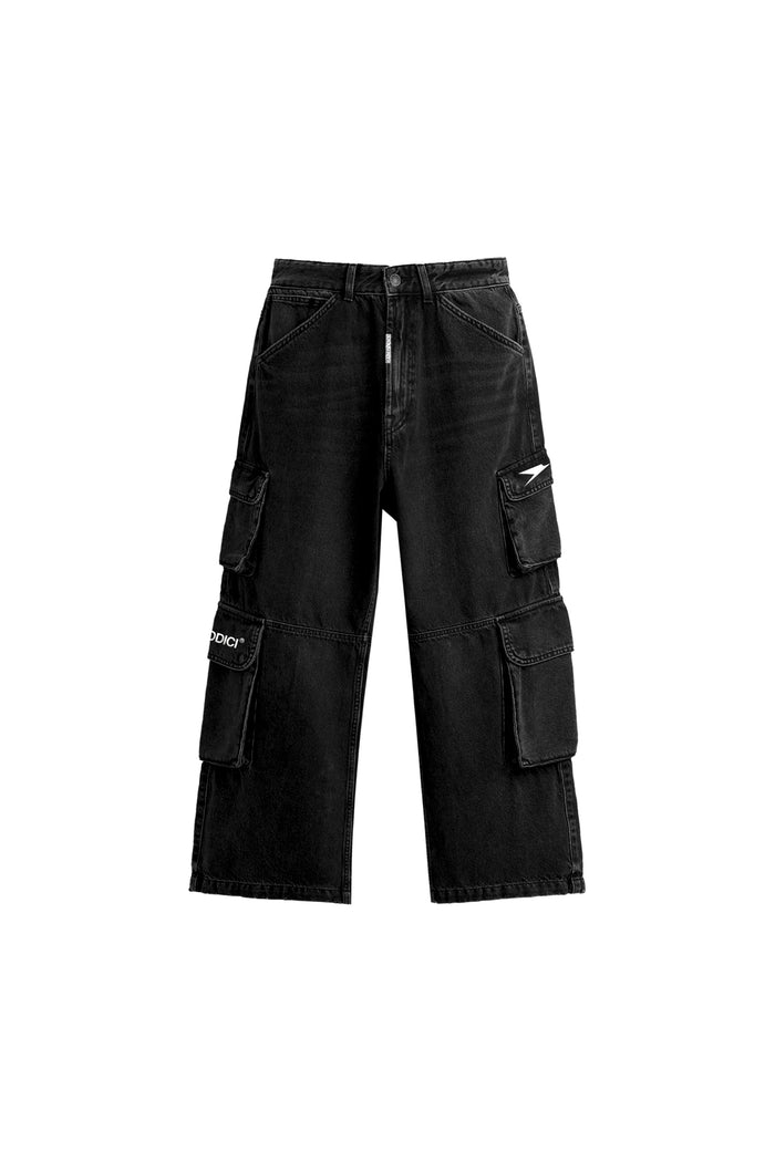 Basedodici Cargo Pants “RESORT” Black