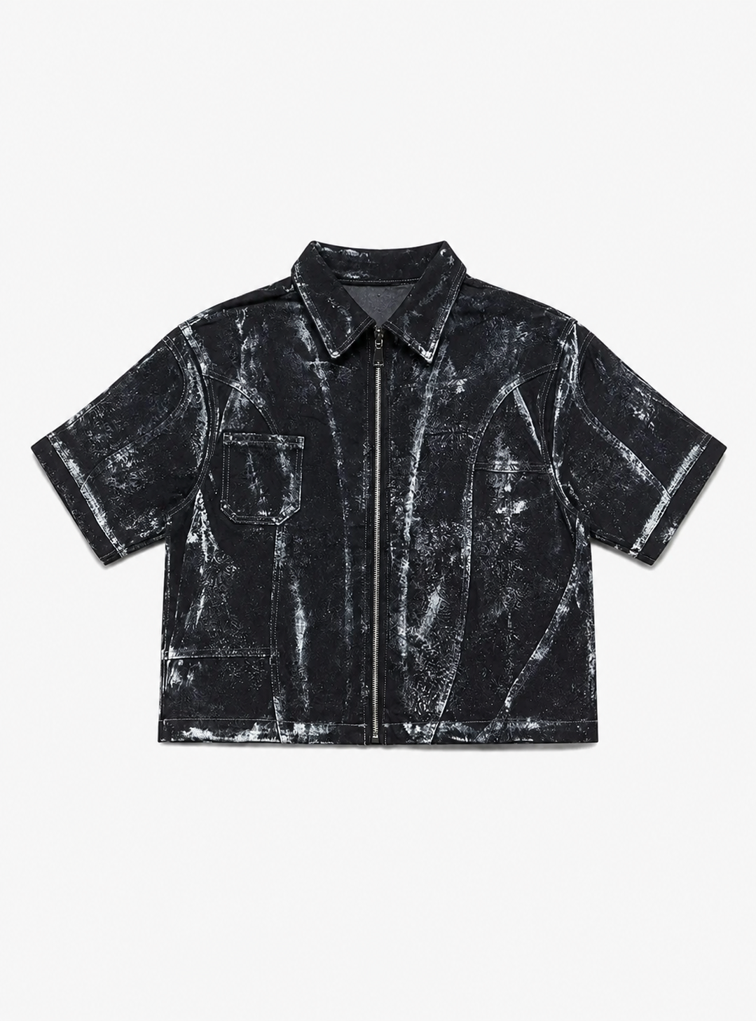 Artexplora House Painter Black Custom Raw Denim Jacket
