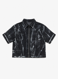 Artexplora House Painter Black Custom Raw Denim Jacket