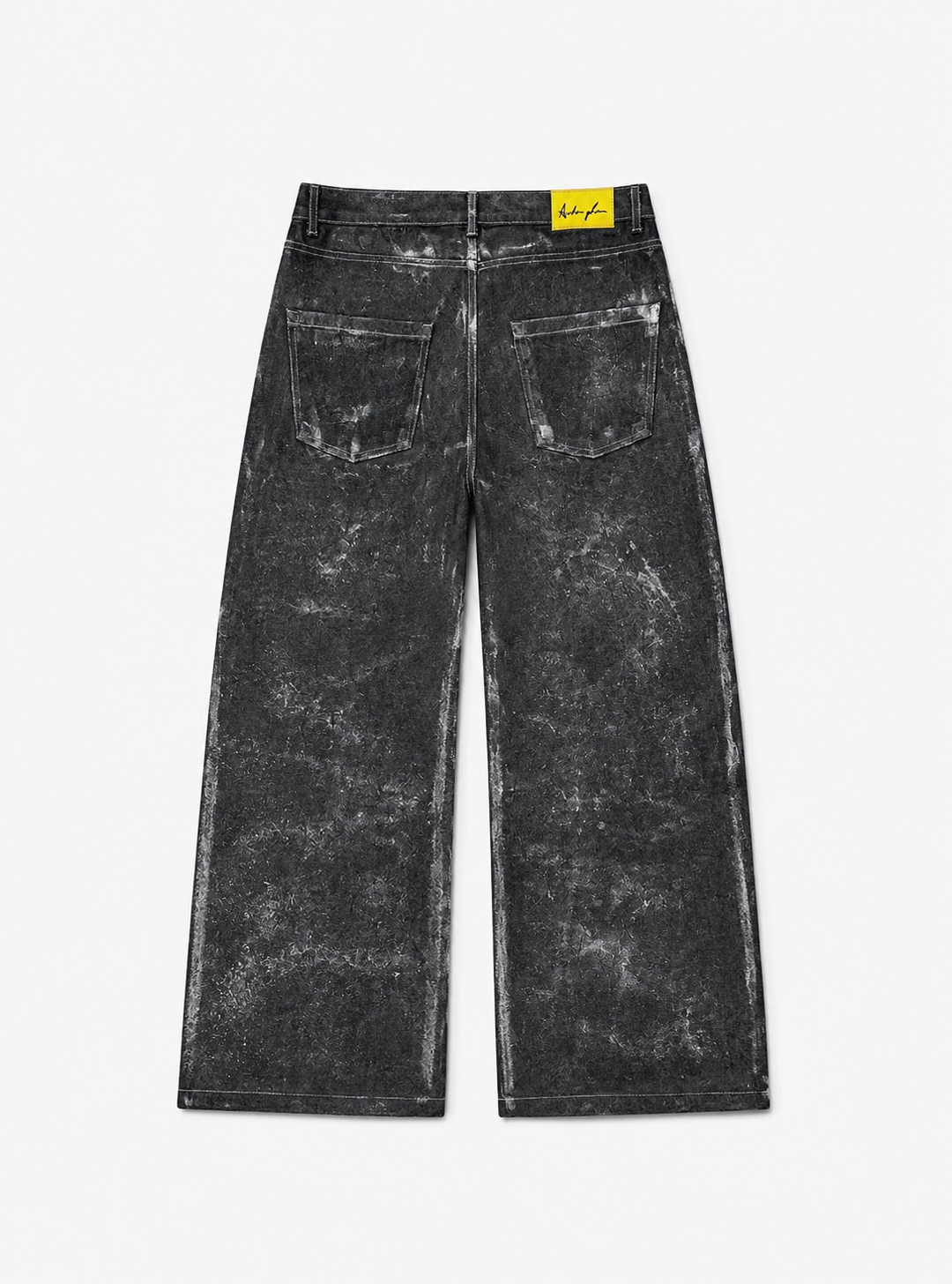 Artexplora House Painter Black Raw Denim Pant
