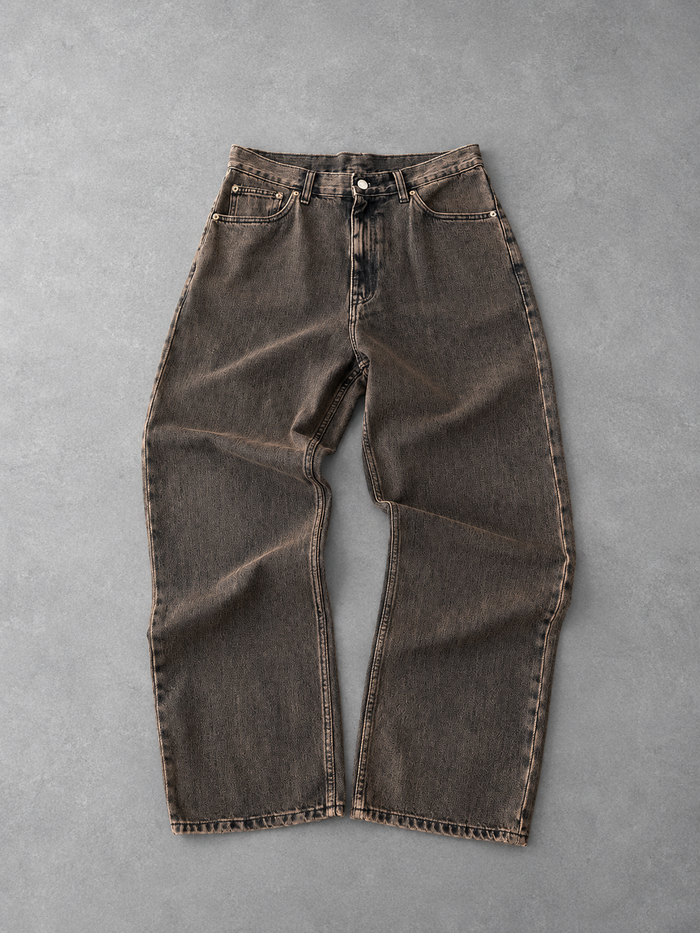 Dr. Denim Jeans Omar Jet Brown