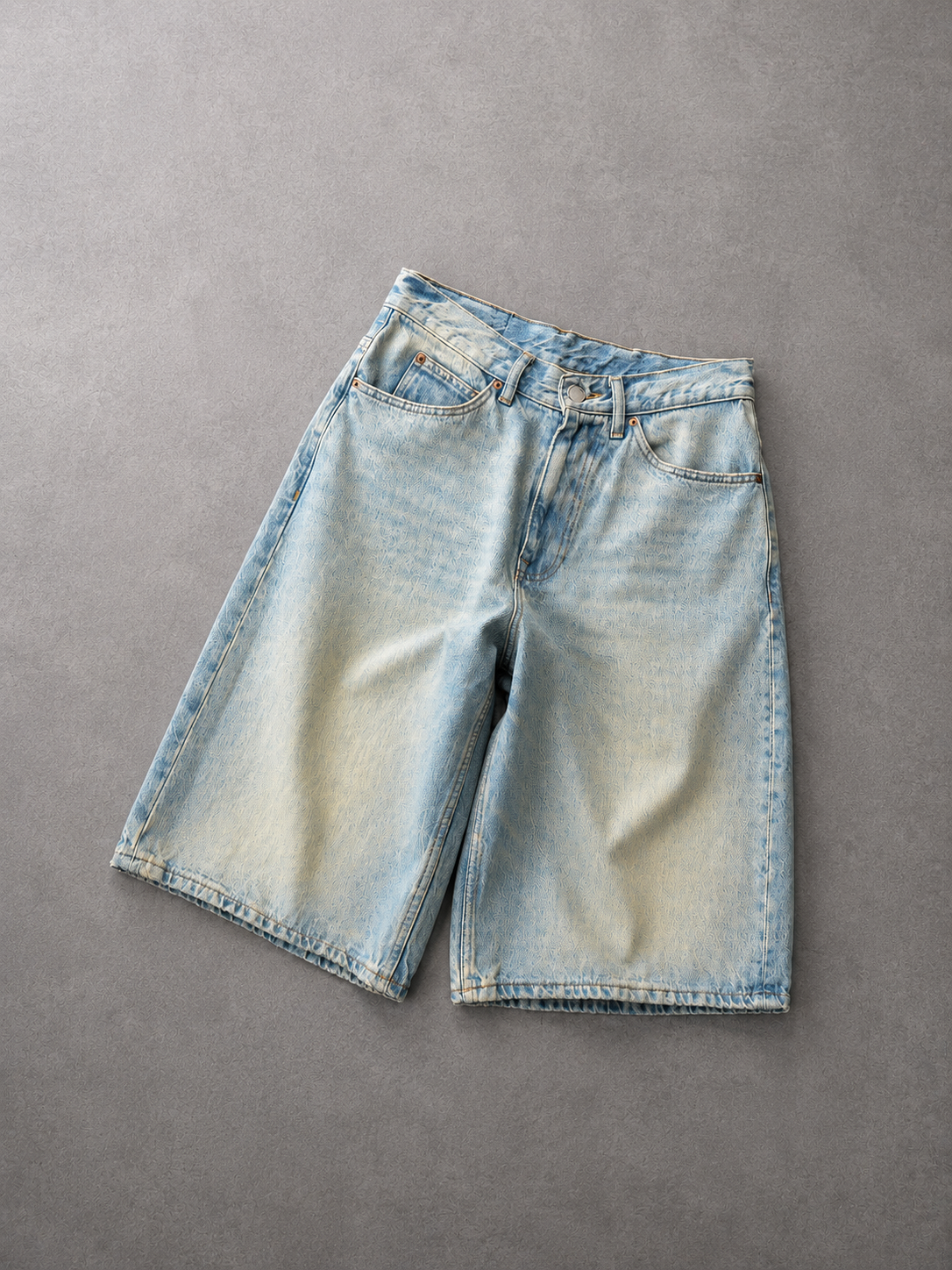 Dr. Denim Vali Shorts - Stream Sky Aged