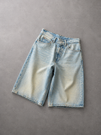 Dr. Denim Vali Shorts - Stream Sky Aged