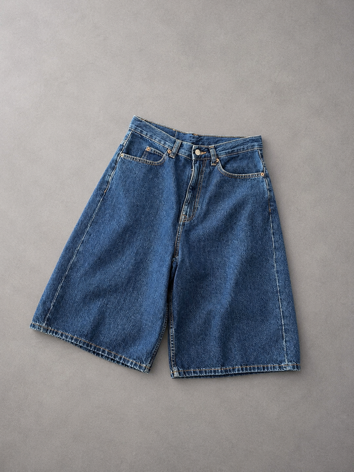 Dr. Denim Vali Shorts - Haze Dark Retro