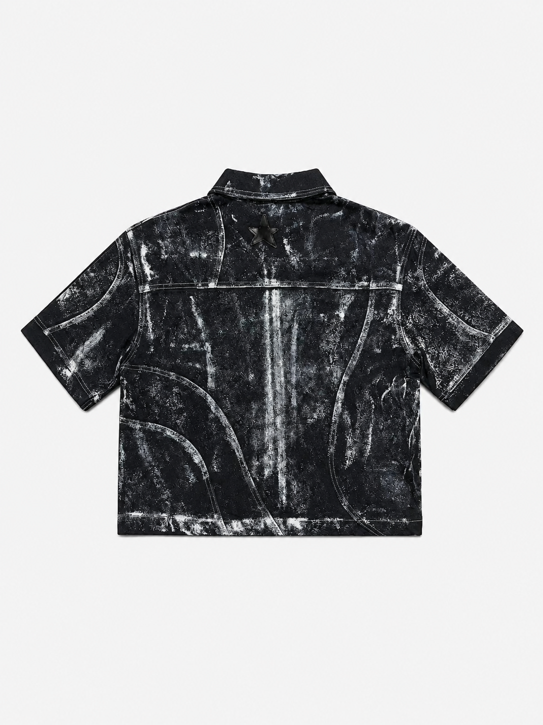 Artexplora House Painter Black Custom Raw Denim Jacket