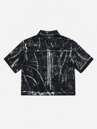 Artexplora House Painter Black Custom Raw Denim Jacket