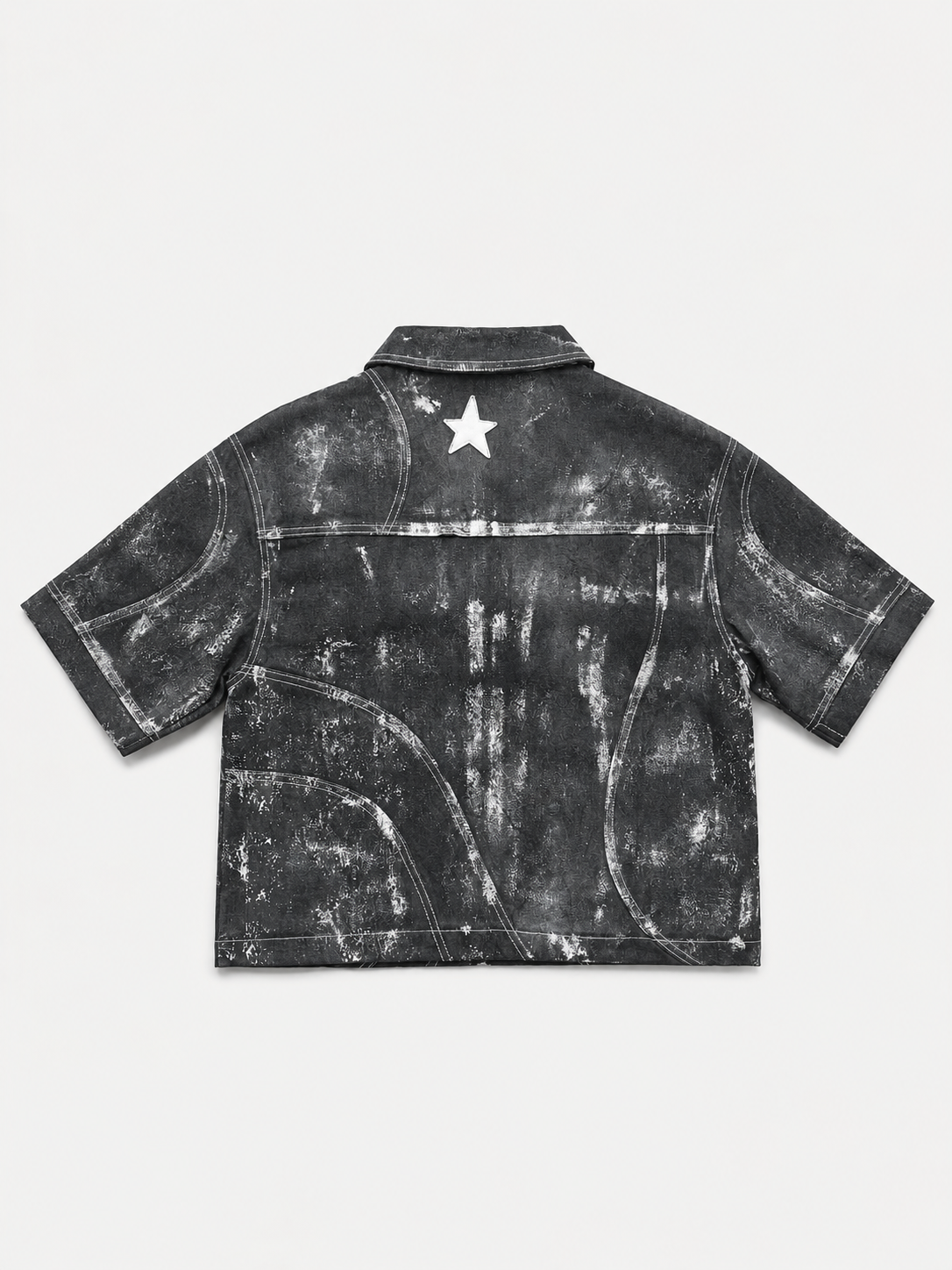 Artexplora House Painter Grey Raw Denim Jacket