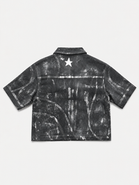 Artexplora House Painter Grey Raw Denim Jacket