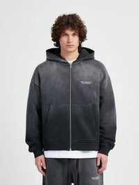 Reternity Hoodie Zip Faded Black