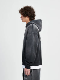 Reternity Hoodie Zip Faded Black