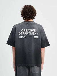 Reternity Tshirt Creative Dept Faded Black