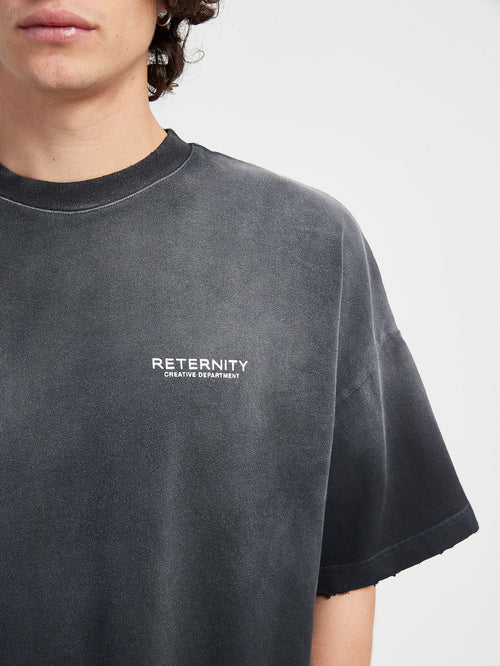 Reternity Tshirt Creative Dept Faded Black