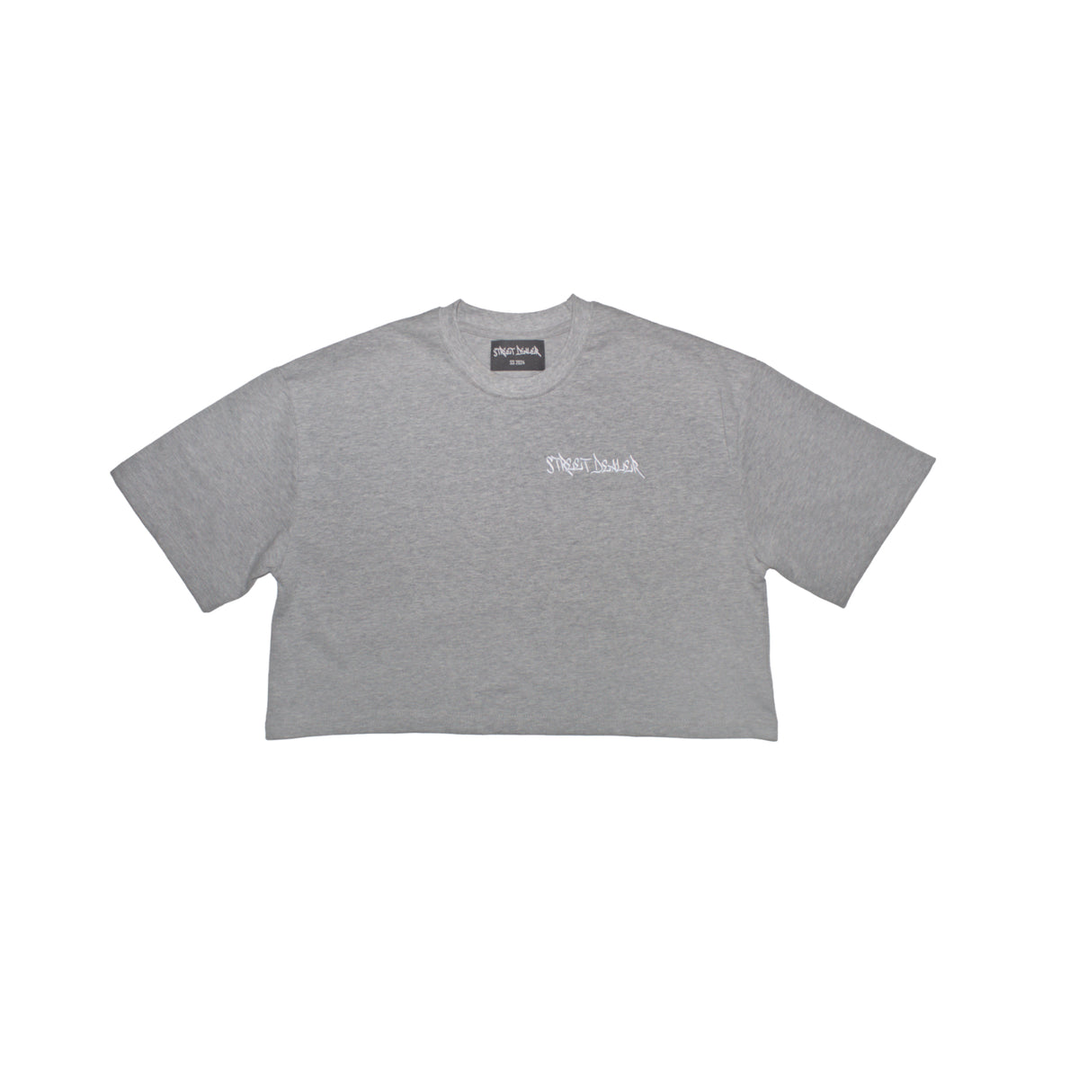 Street Dealer Womans Cropped Tshirt Grey