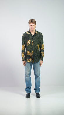 Benevierre Paisley Leopard Shirt