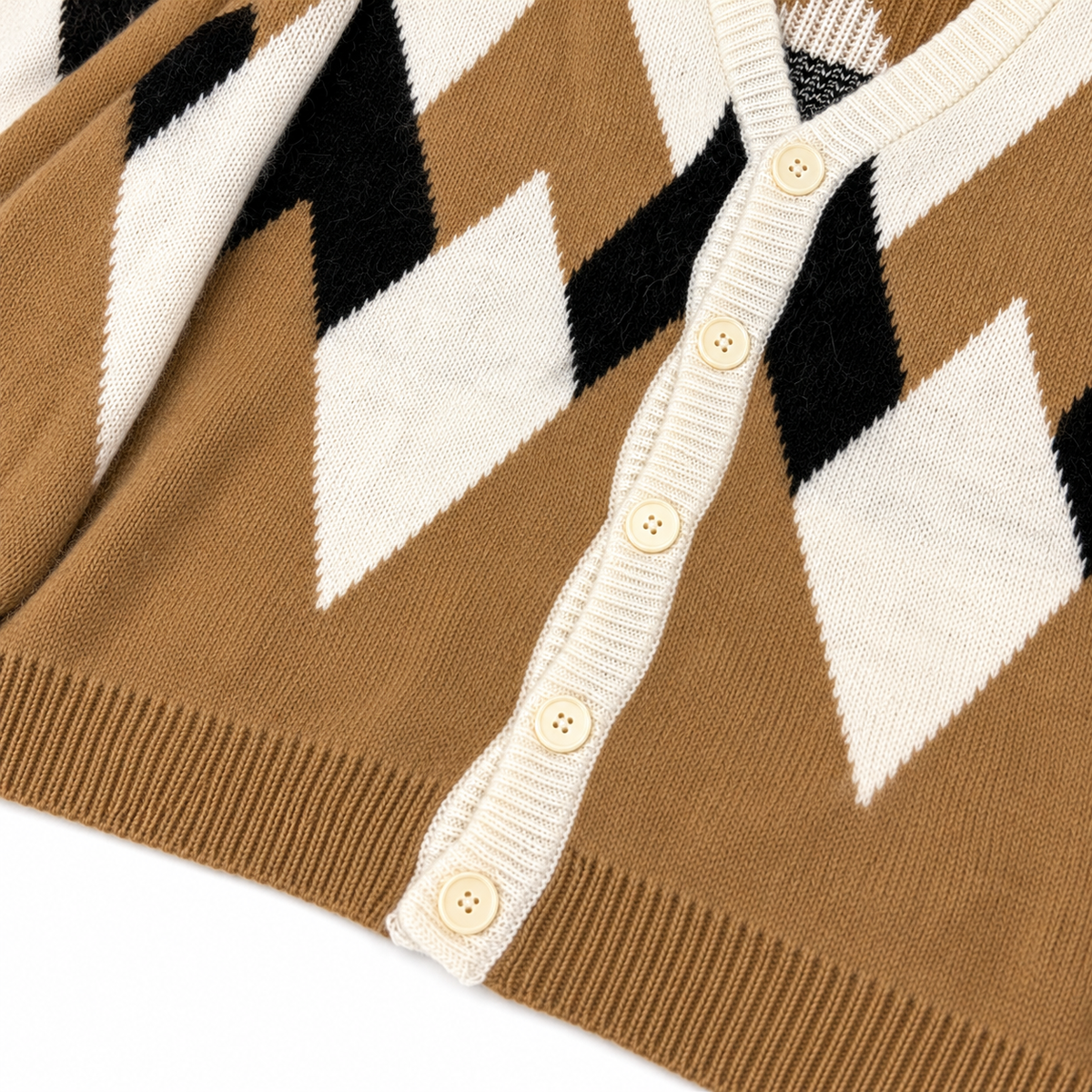 Cardigan Boxy Cream | Cardigan in Mohair