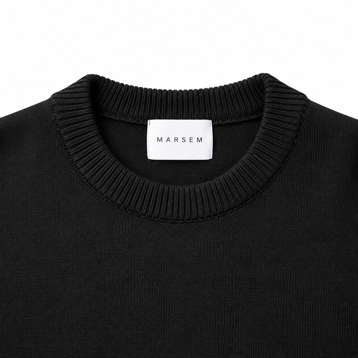 Sweater Black | Maglione Girocollo Viscosa Nero