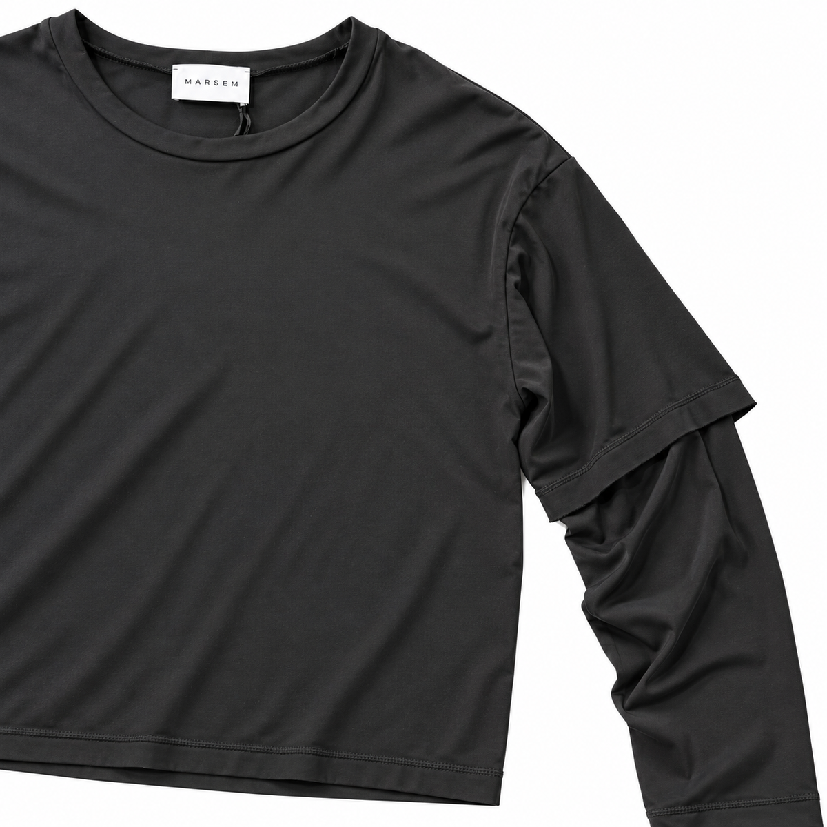 Layered Longsleeve Black | Top in Modal