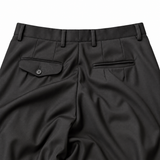 Pantalone Sartoriale Extra Loose Nero in Poliviscosa
