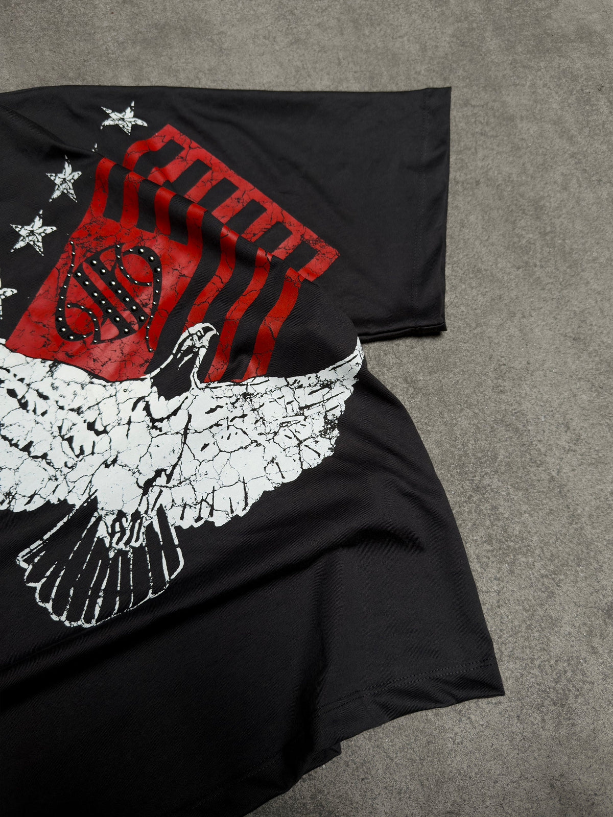 Himes Bandiera Tee Washed Black