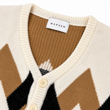 Cardigan Boxy Cream | Cardigan in Mohair