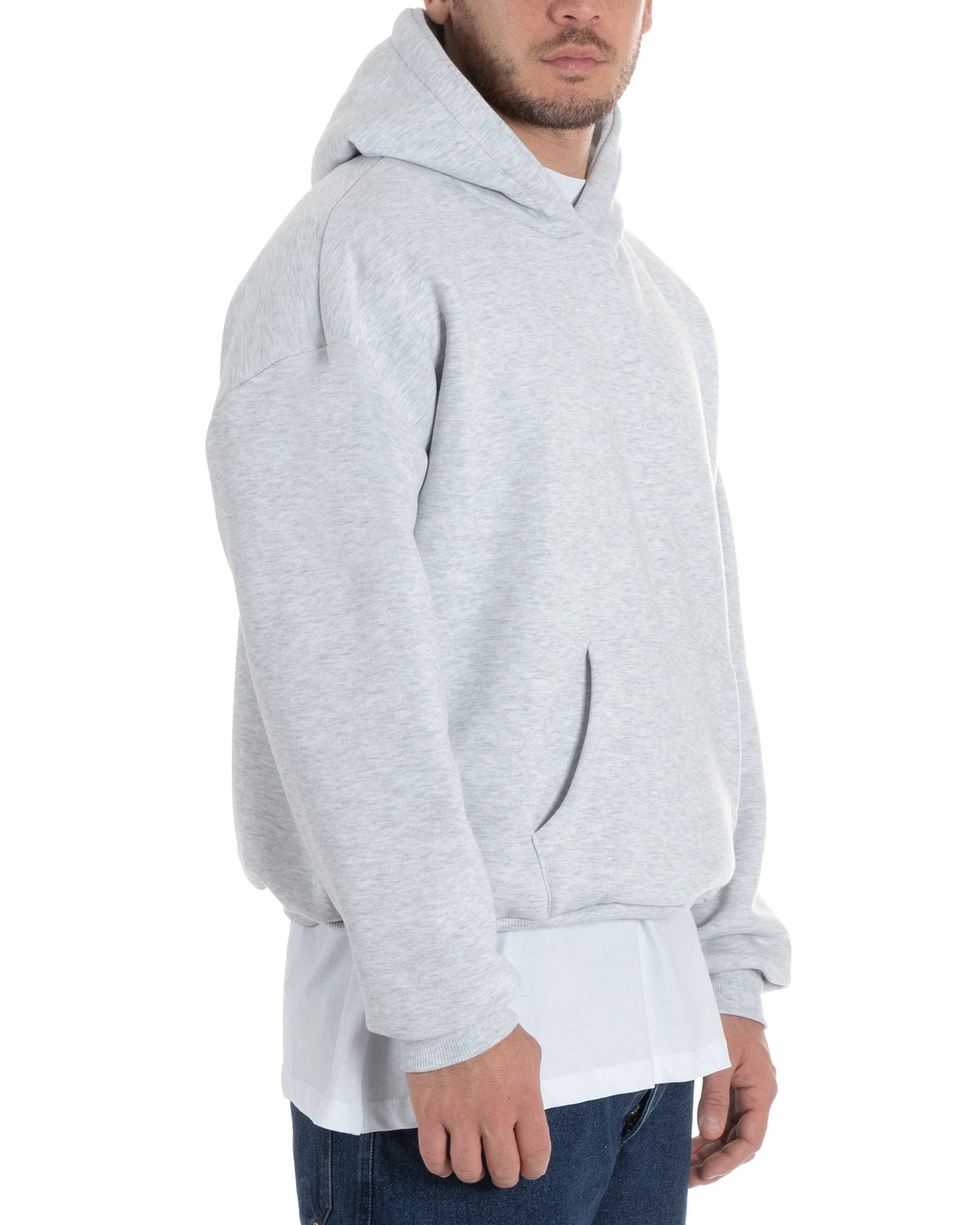 Hoodie Boxy Fit Grey