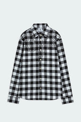 County of Milan Camicia Check Con Stampa Aquila Geometrica