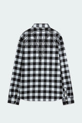 County of Milan Camicia Check Con Stampa Aquila Geometrica
