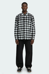 County of Milan Camicia Check Con Stampa Aquila Geometrica