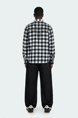 County of Milan Camicia Check Con Stampa Aquila Geometrica