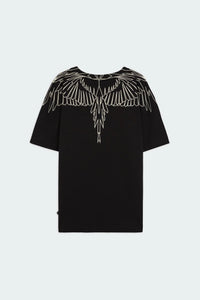 County of Milan T-Shirt Con Stampa Aquila Geometrica