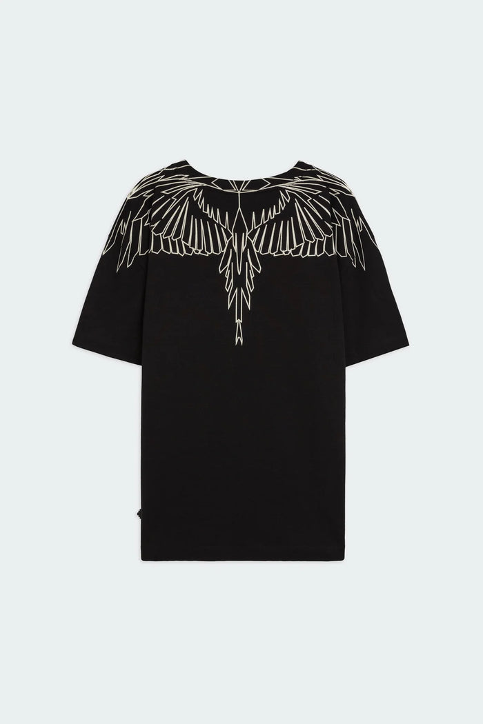 County of Milan T-Shirt Con Stampa Aquila Geometrica