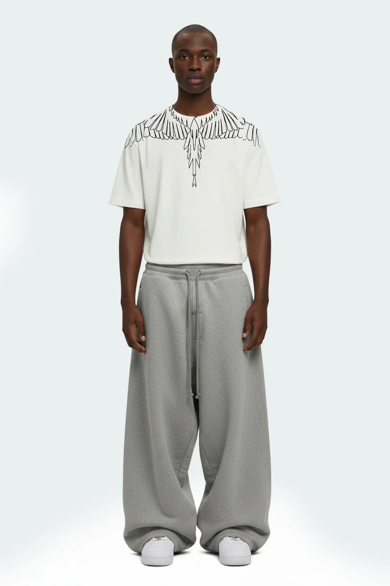 County of Milan T-Shirt Con Stampa Aquila Geometrica