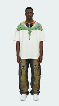 County of Milan Tshirt Con Stampa Aquila