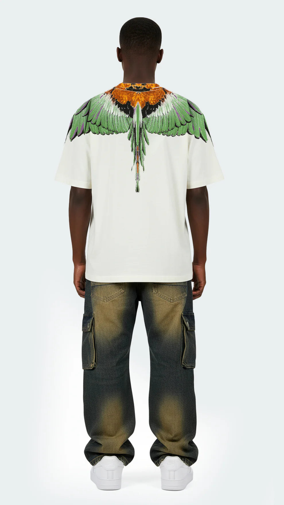 County of Milan Tshirt Con Stampa Aquila