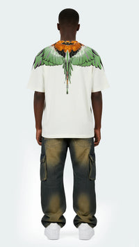 County of Milan Tshirt Con Stampa Aquila