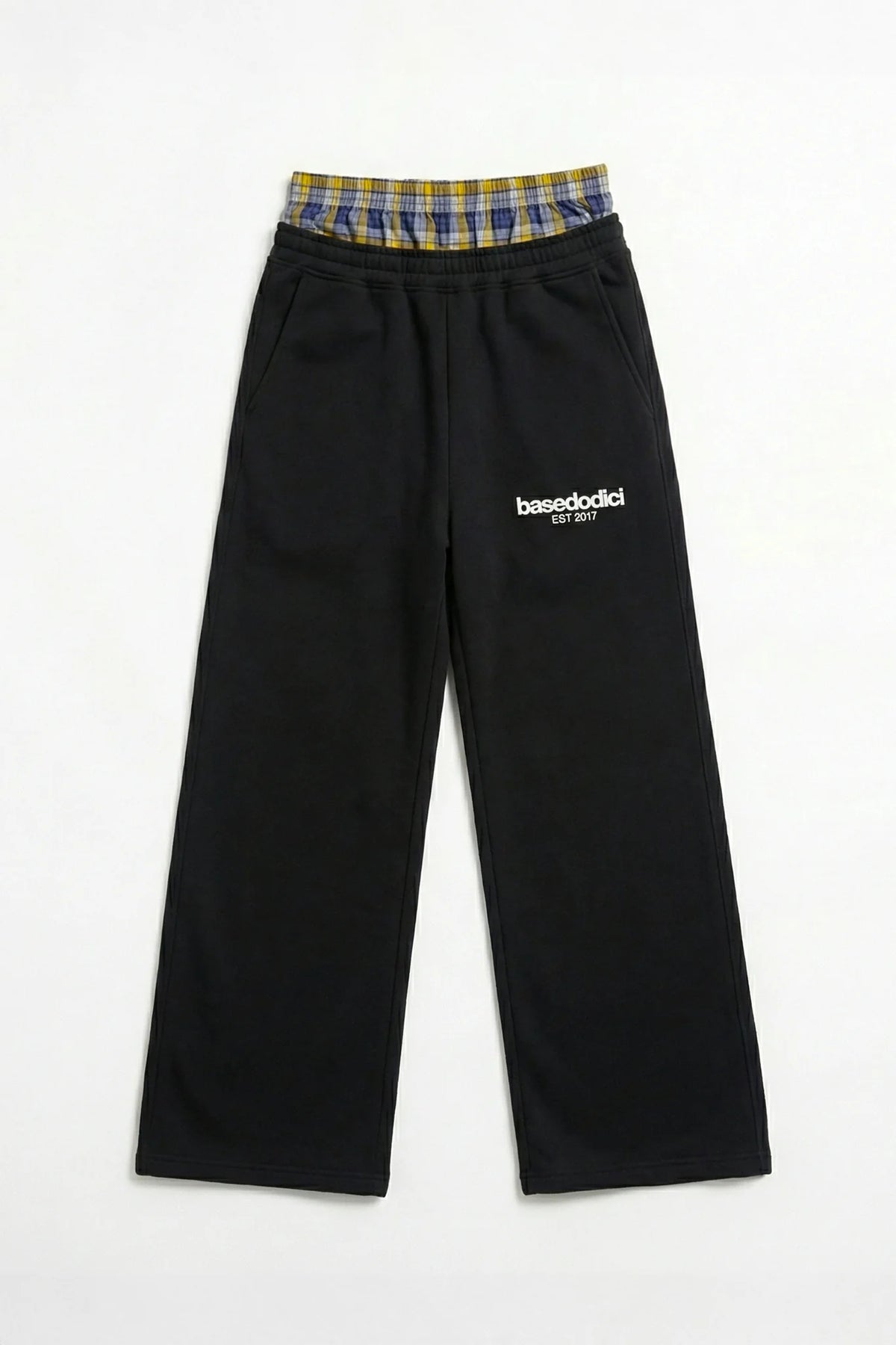 Basedodici Fleece Pant Black with Boxer