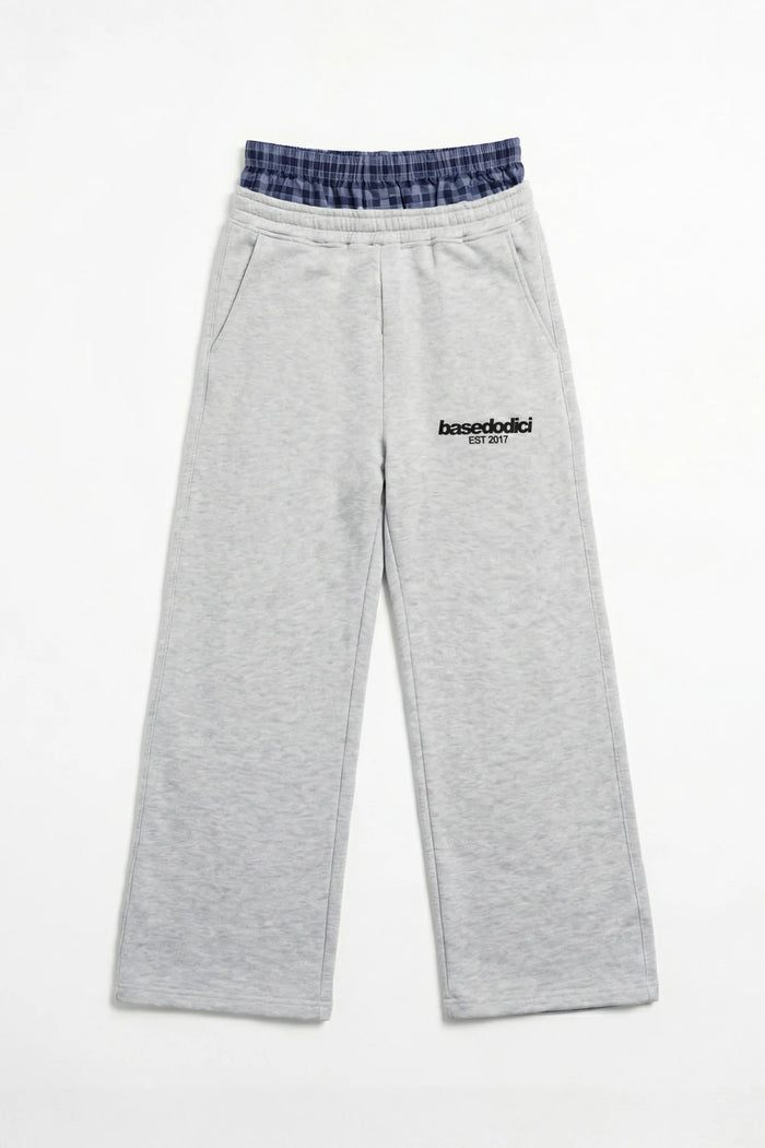 Basedodici Fleece Pant Grey with Boxer