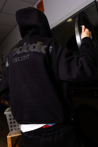 Basedodici Full Zip "Comfy" Back logo Black