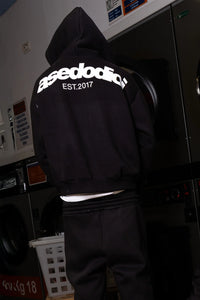 Basedodici Full Zip "Comfy" Back logo Black