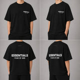 Essentials Fear of God Classic Jersey Tee Jet Black